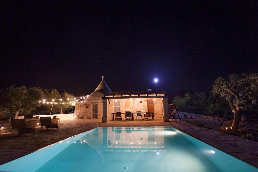 Trullo Oasi Santo Stefano - Private Pool Villa Castellana Grotte Bagian luar foto