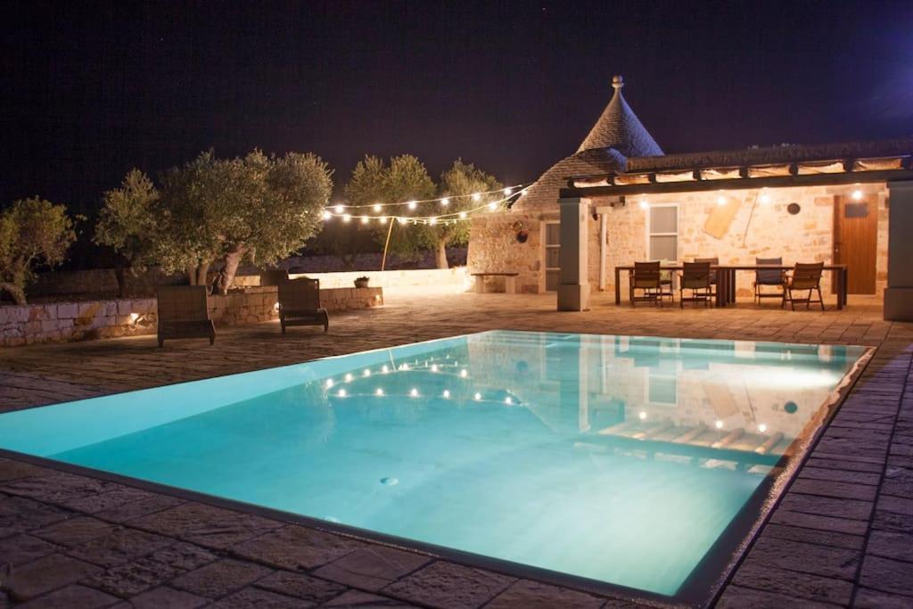 Trullo Oasi Santo Stefano - Private Pool Villa Castellana Grotte Bagian luar foto