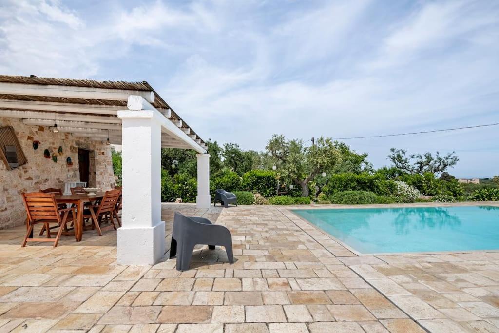 Trullo Oasi Santo Stefano - Private Pool Villa Castellana Grotte Bagian luar foto