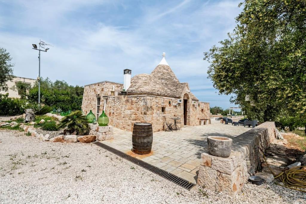 Trullo Oasi Santo Stefano - Private Pool Villa Castellana Grotte Bagian luar foto