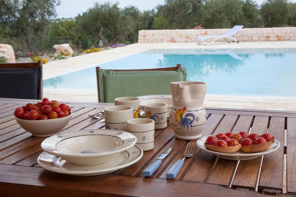 Trullo Oasi Santo Stefano - Private Pool Villa Castellana Grotte Bagian luar foto
