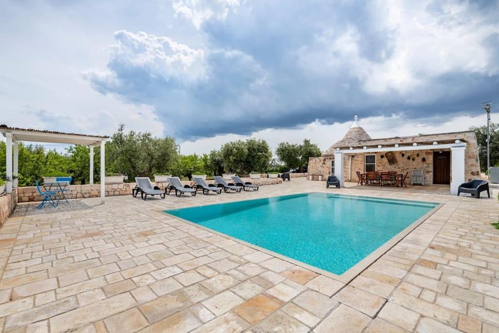 Trullo Oasi Santo Stefano - Private Pool Villa Castellana Grotte Bagian luar foto